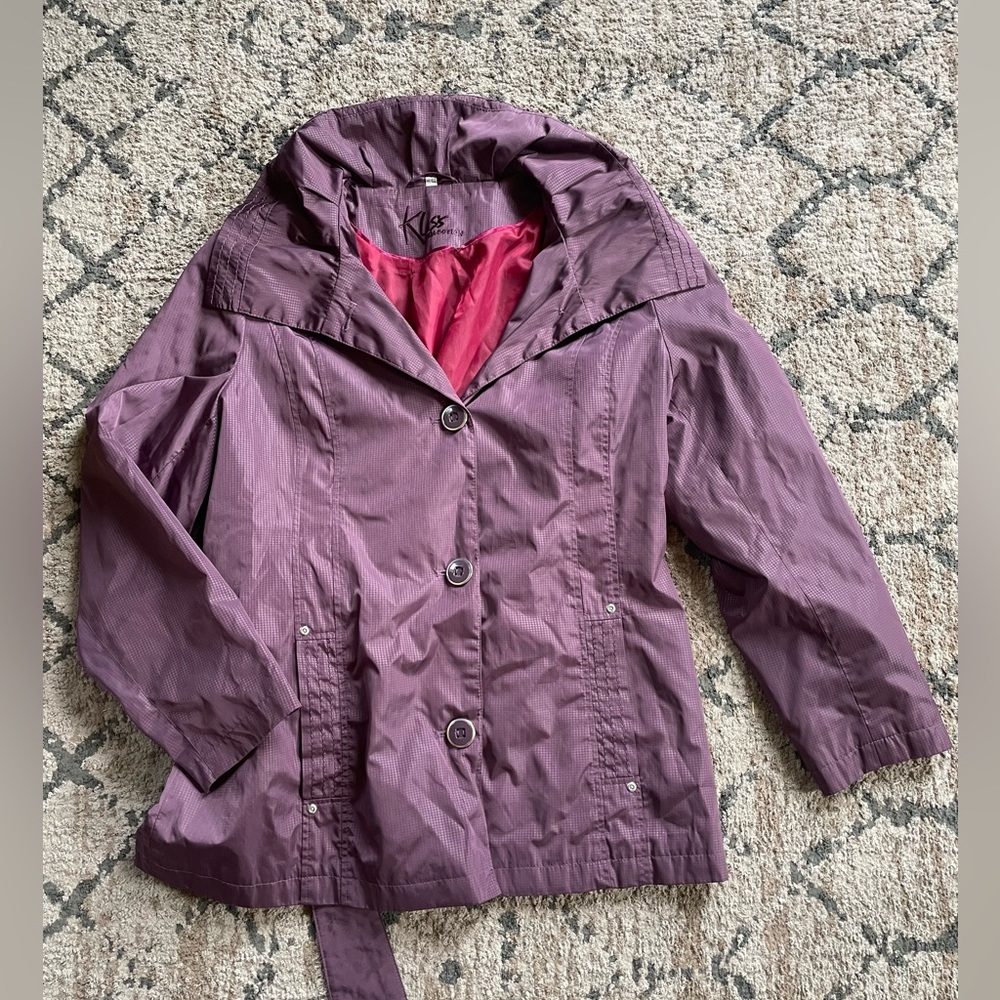 Klaas Trenchcoat EU Size 18/44 Unlined Light Waterproof Casual Business feminine